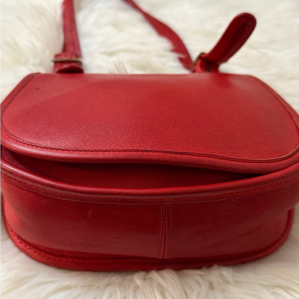 Vintage Coach Bonnie Cashin Pre-Creed / Metal Tag Saddle Bag # 9205 (Mocha) - Picture 7 of 11